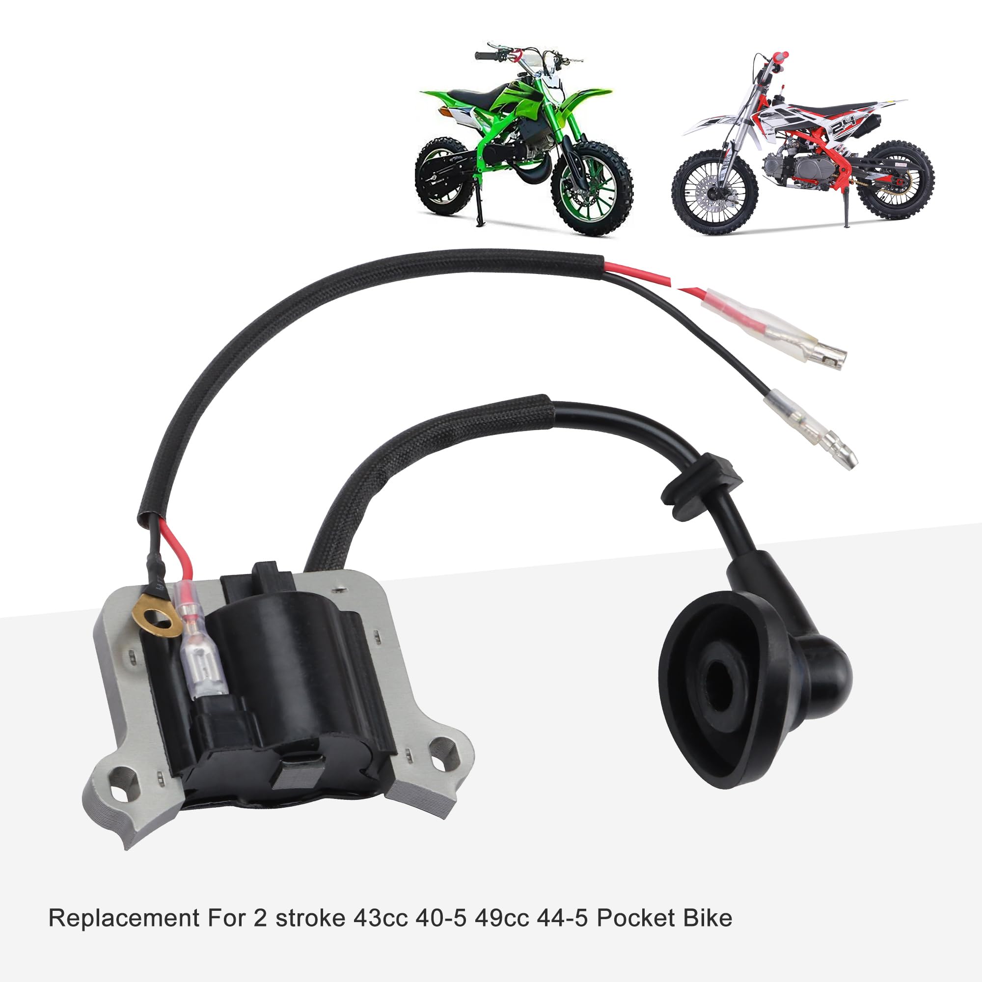 Bobine D'allumage CDI Pour Moteur De Vélo 49cc 66cc 80cc 2 Temps – Pièce Neuve