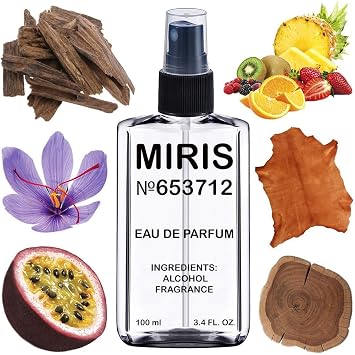 MIRIS No. 653712, Inspired by Oud Maracuja, Long-Lasting Unisex Eau de Parfum for Women & Men, Spray 3.4 Fl Oz / 100 ml