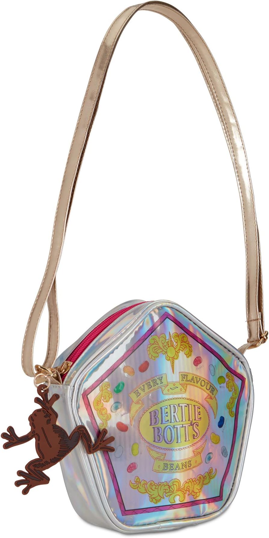 Harry PotterWizarding World, Hogwarts Honeydukes Crossbody Purse for Girls, Adjustable Strap, Iridescent & Metallic Material