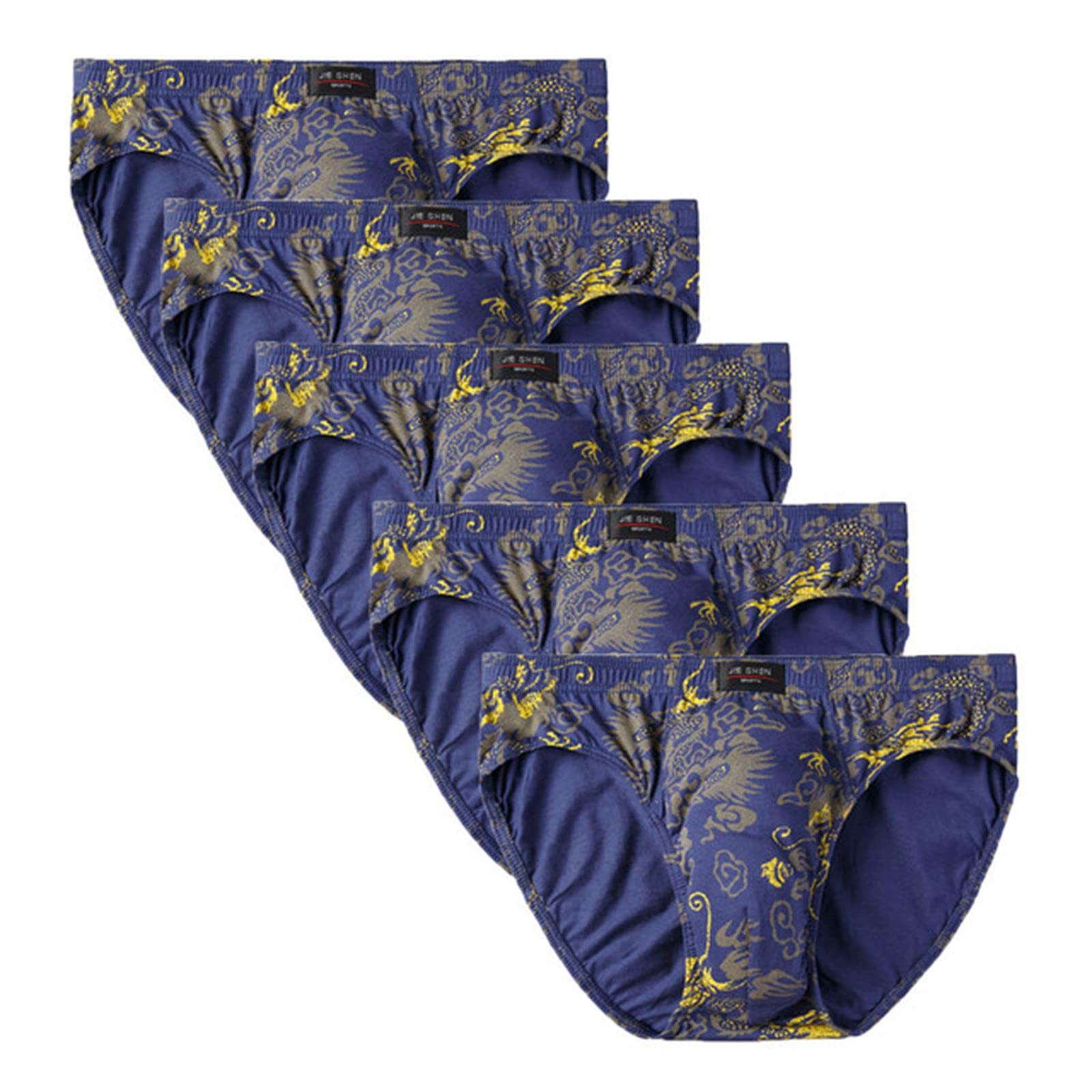 Ropa Interior Masculina 5Pcs/Lote 7XL De Algodón Calzada