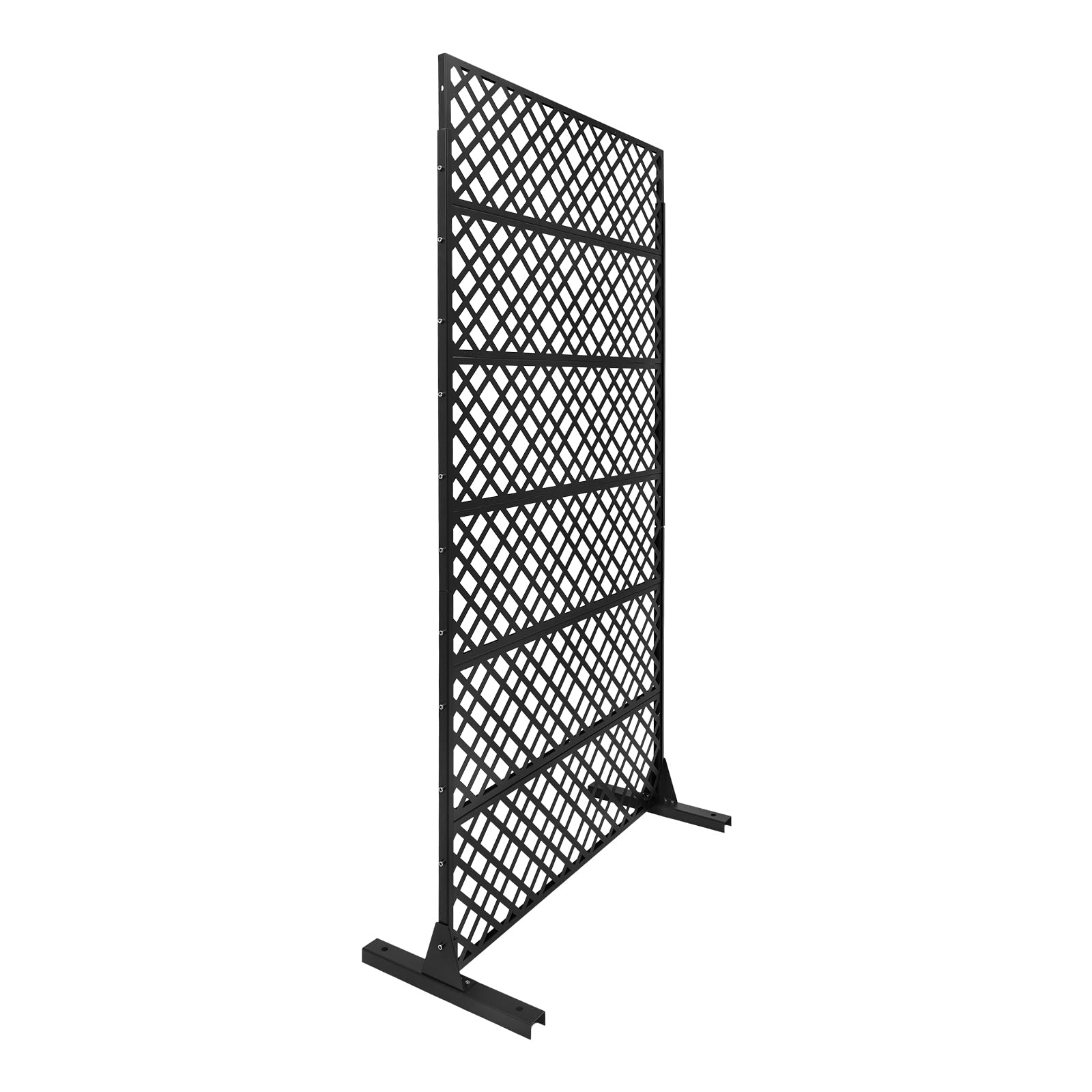 Lot de 6 brise-vue décoratifs autoportants - 183 x 90 cm - Motif losanges