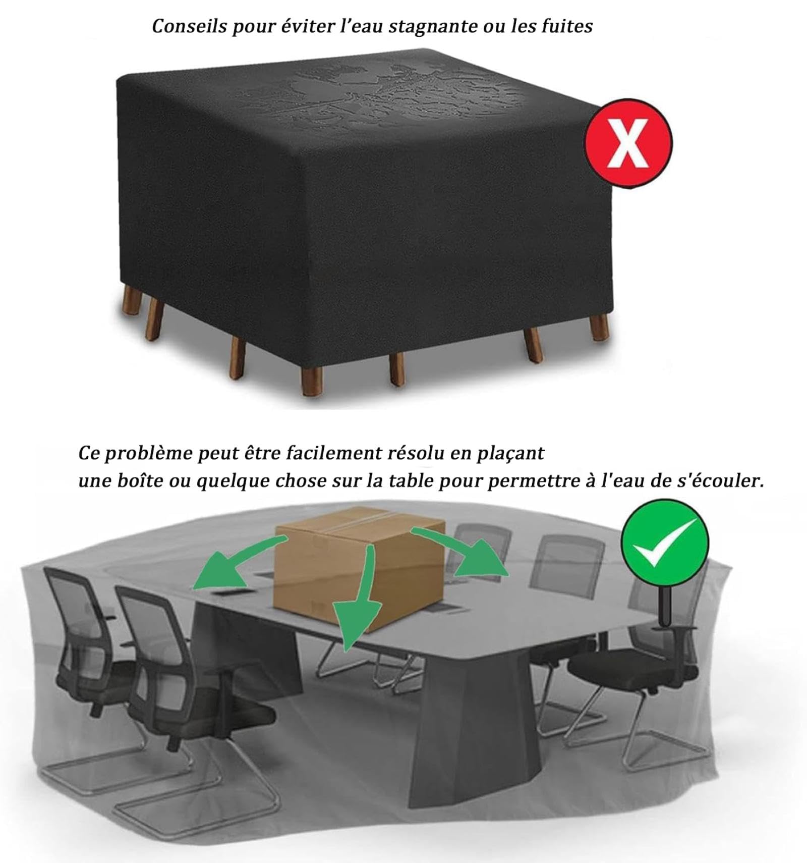 Housse Table De Jardin 280x220x75cm Bache De Protection Exterieur Salon De Jardin 420d Oxford Housse Protection Table Jardin Bache De Protection Exterieur Impermeable