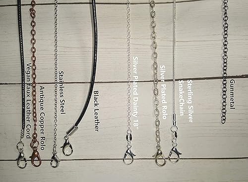 Miniatura 6 de Genuine Raw Colombianite Pendant in a Wire Prong Setting-Stainless Steel-Sterling Silver-Copper-Bronze-14K Gold or Rose Gold- Necklace Gray