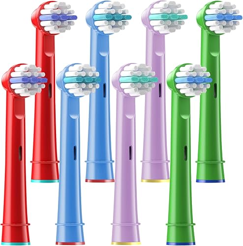 THISONG Cabezal de cepillo para niños para cabezales de repuesto de cepillo de dientes eléctrico Oral B, limpieza de precisión profesional, cuidado