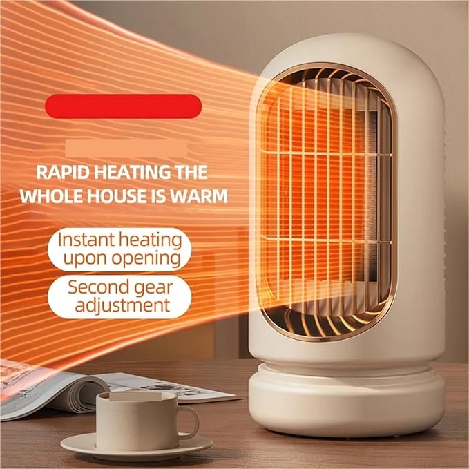 Calefactor Eléctrico Portátil Cerámico 1200W miniatura 3