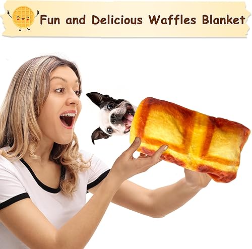 Miniatura 2 de mermaker Cobija de doble cara con estampado de tortilla para burritos