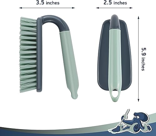 Heavy-Duty Scrub Brush with Comfort Grip - Stiff Bristles