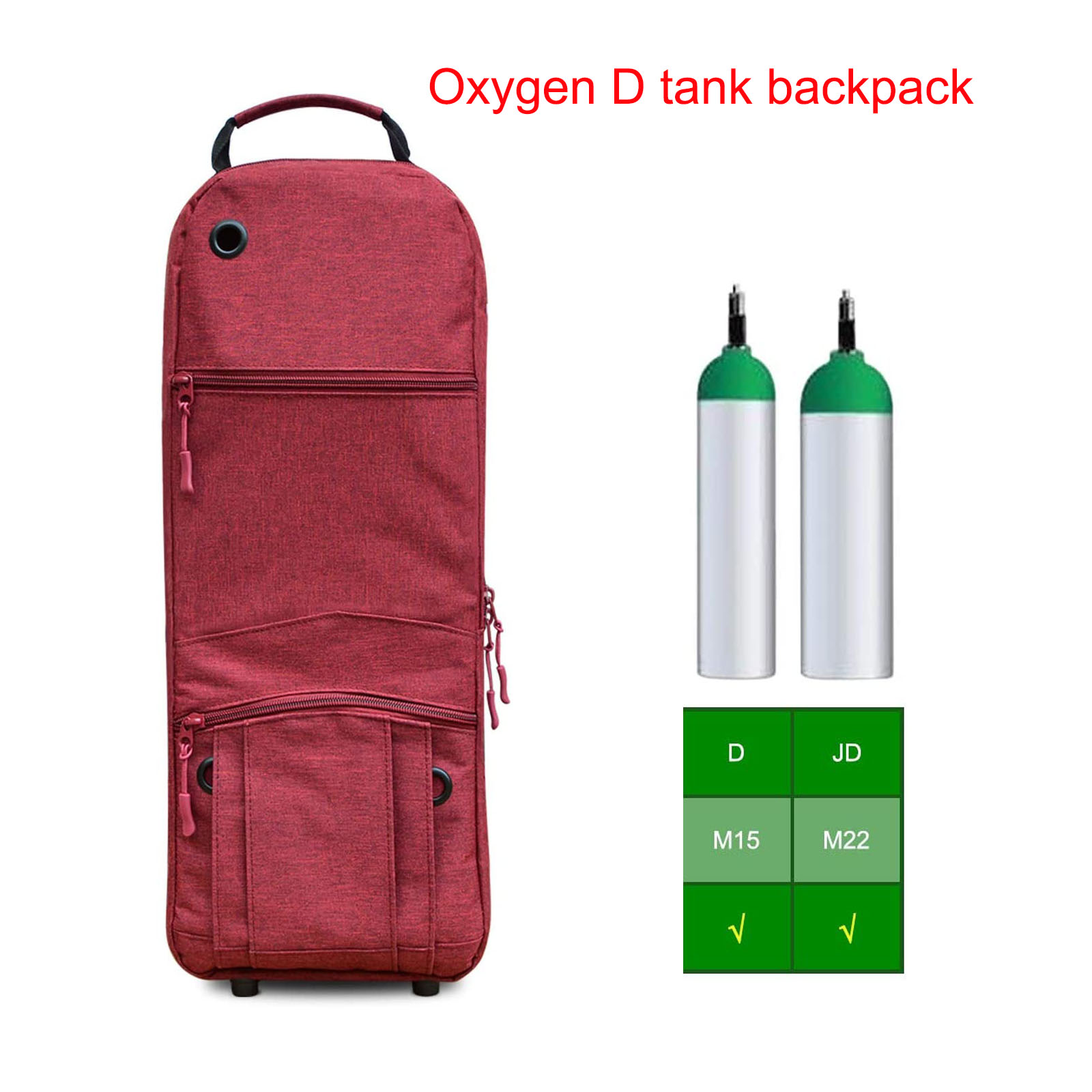 Amazon.com: Healvaluefit Oxygen Tank Backpack O2 Cylinder Carrying 