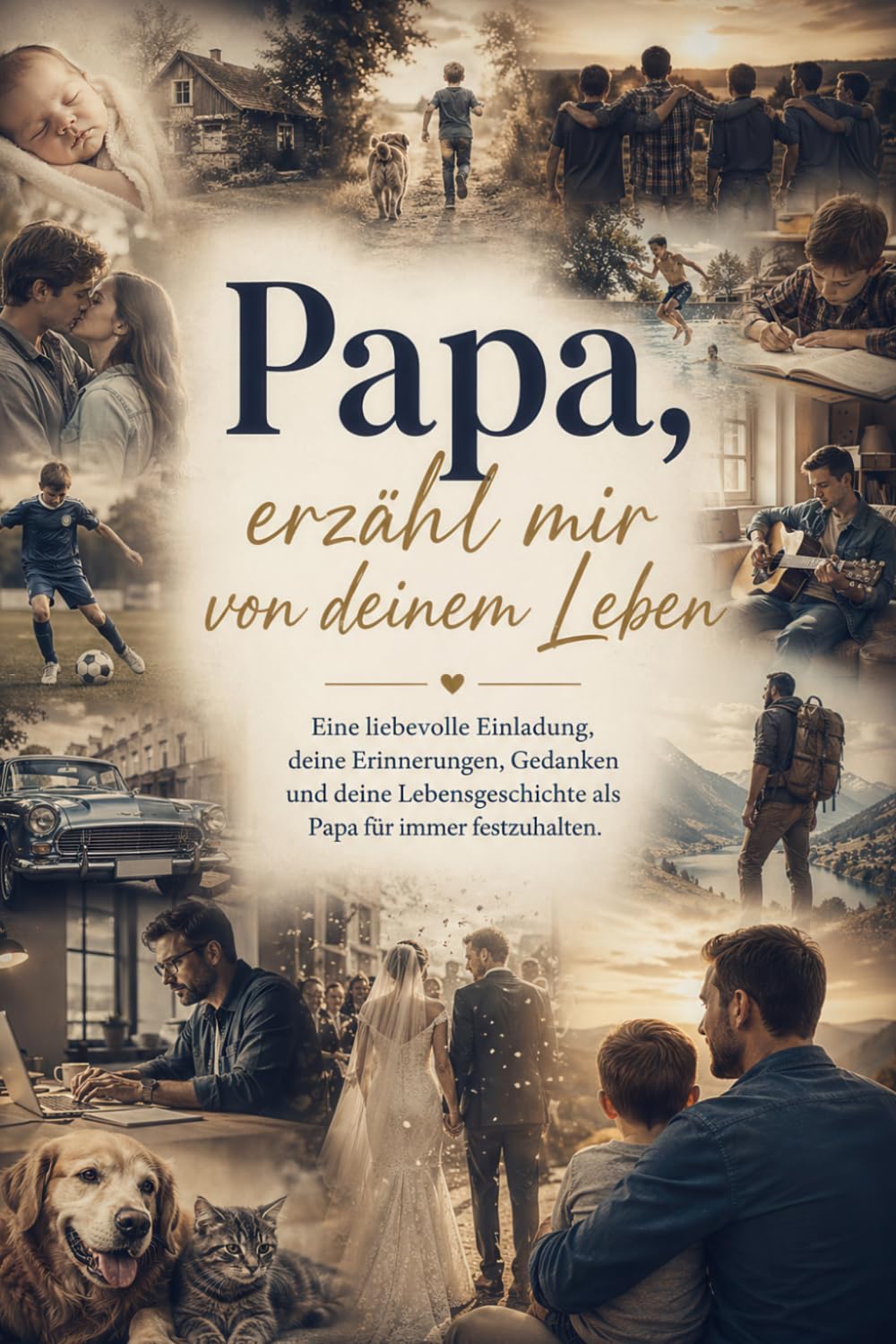 Papa, erzähl mir von deinem Leben v2: Ausfüllbuch für Väter: Ein Erinnerungsbuch zum Vatertag mit Fragen zu Kindheit, Familie, Liebe, Vatersein und gemeinsamen Erinnerungen