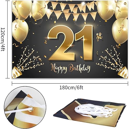 Miniatura 171 de HAMIGAR Fondo de pancarta de feliz cumpleaños número 17 de 6 x 4 pies, decoraciones de cumpleaños de 17 años, suministros de fiesta para niñas