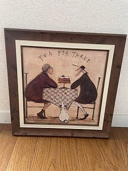絵画 サムトフト「3人でお茶」 犬 アートフレーム Amazon.co.jp: 絵画 サムトフト「3人でお茶」 犬 アートフレーム