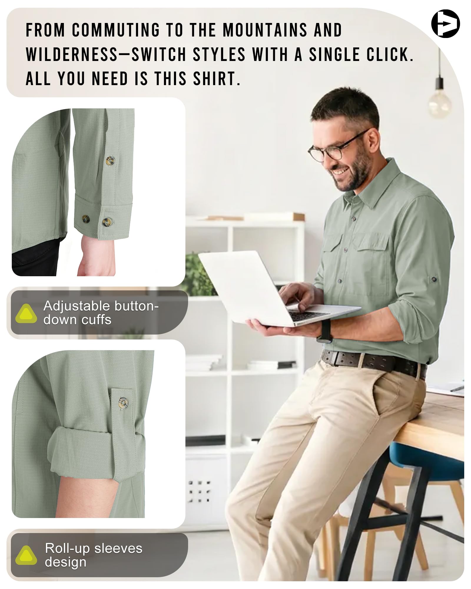 Outdoor Ventures Classico Camicia Uomo