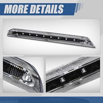 BL③ Amazon.com: Auto Dynasty LED High Mount Black Housing Rear