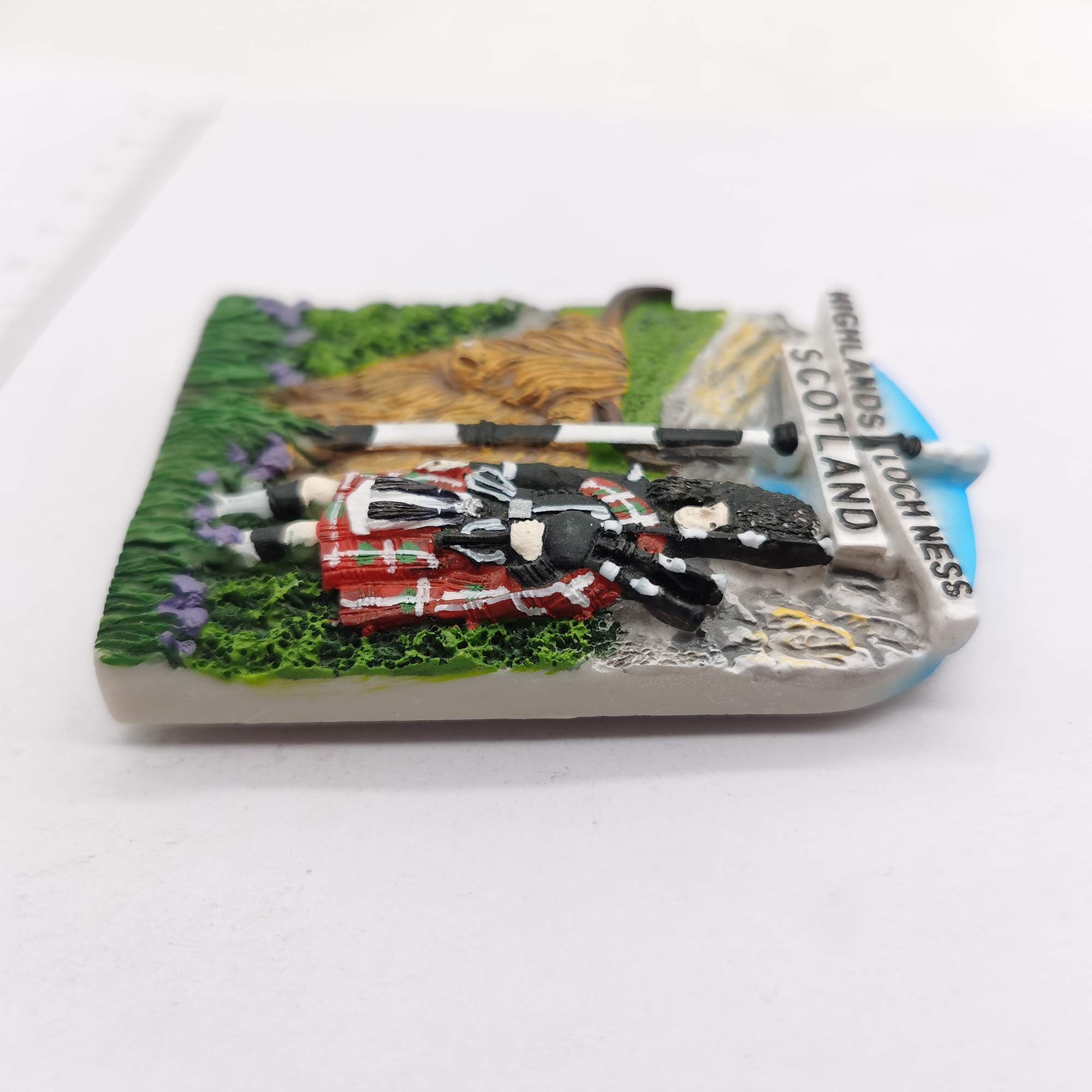Magnete Frigo 3D Inverness Scotland UK - Souvenir Viaggio In Resina, 7x7 Cm