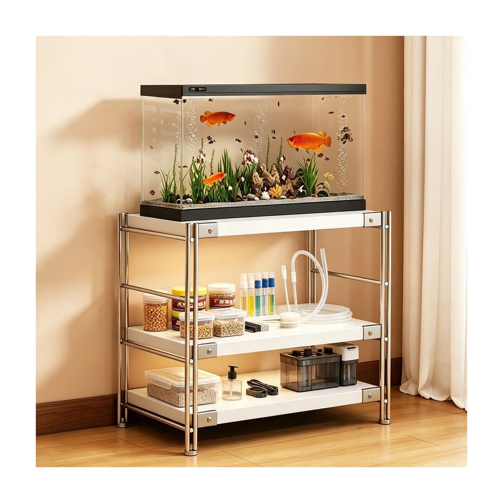 Soporte para Pecera, Mueble para Acuario, Soporta de 150 Kg