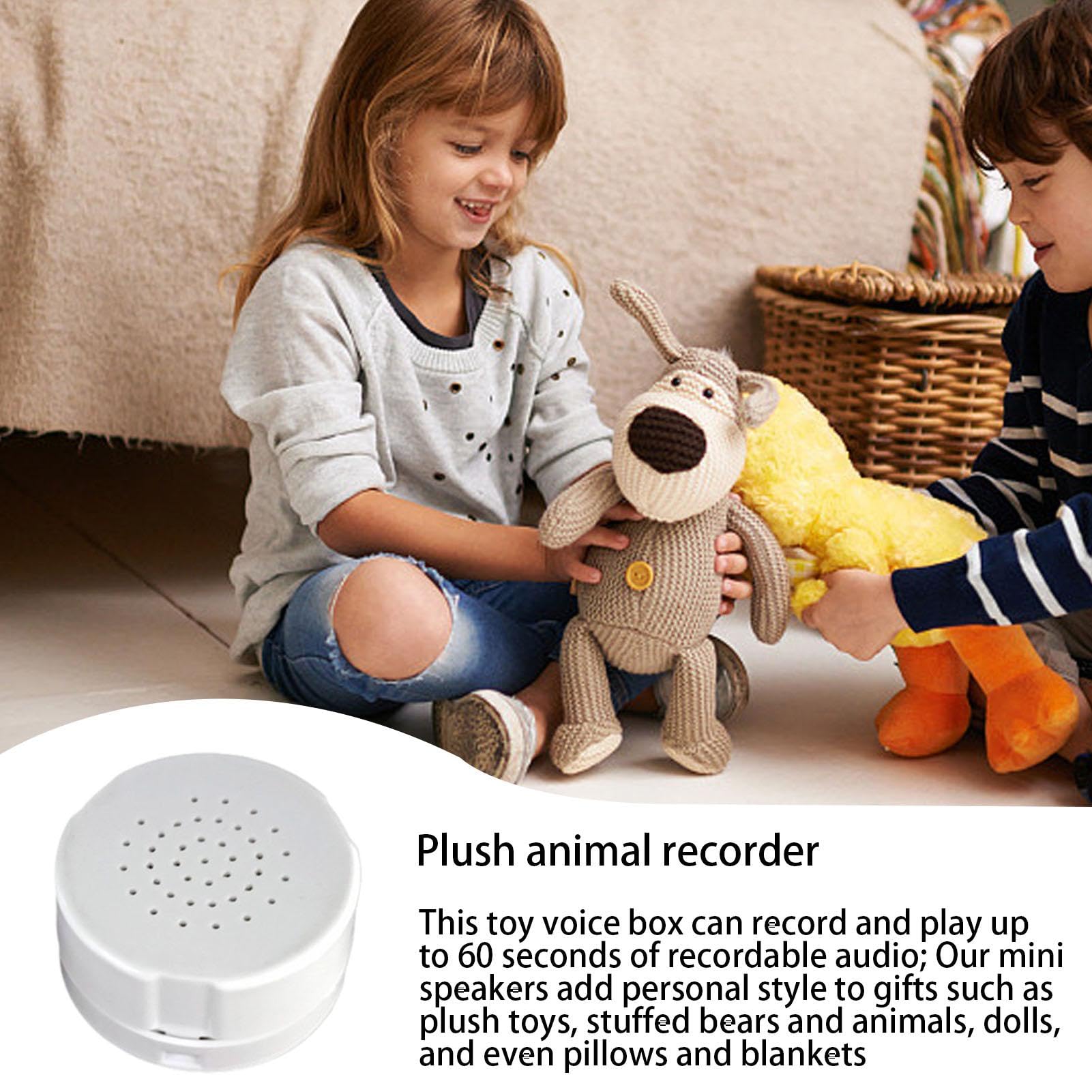 Dictaphone Pour Animaux En Peluche : Module Vocal De 360 Secondes Pour