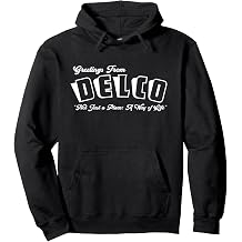 Greetings from Delco Pullover Hoodie