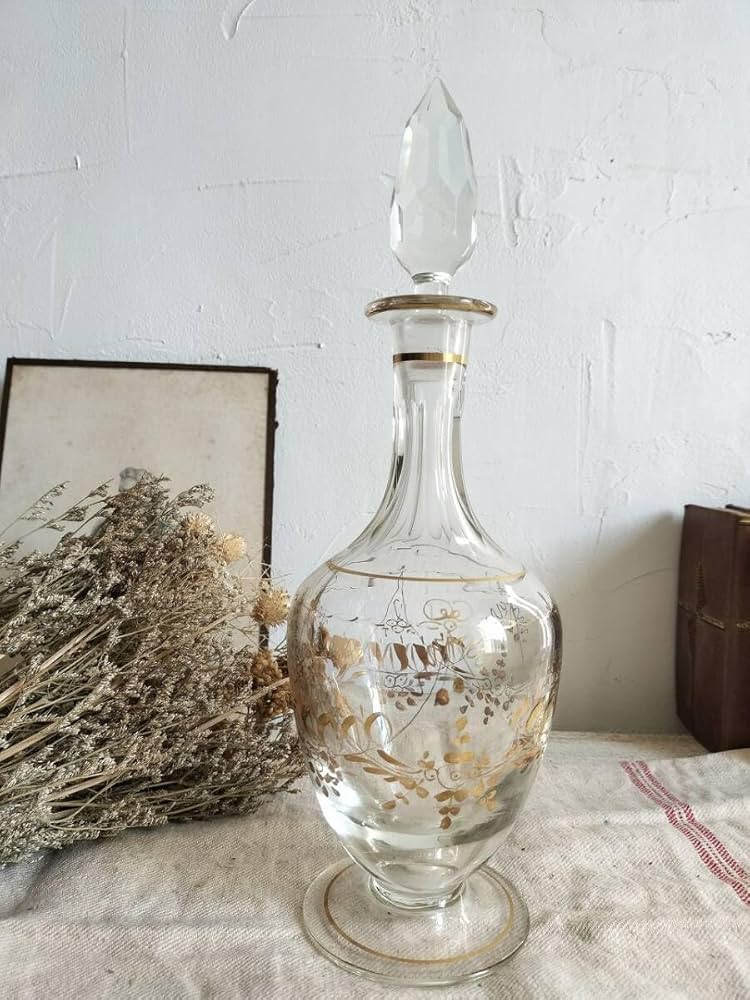 吹きガラスボトルフランスアンティーク 吹きガラスボトルフランスアンティーク