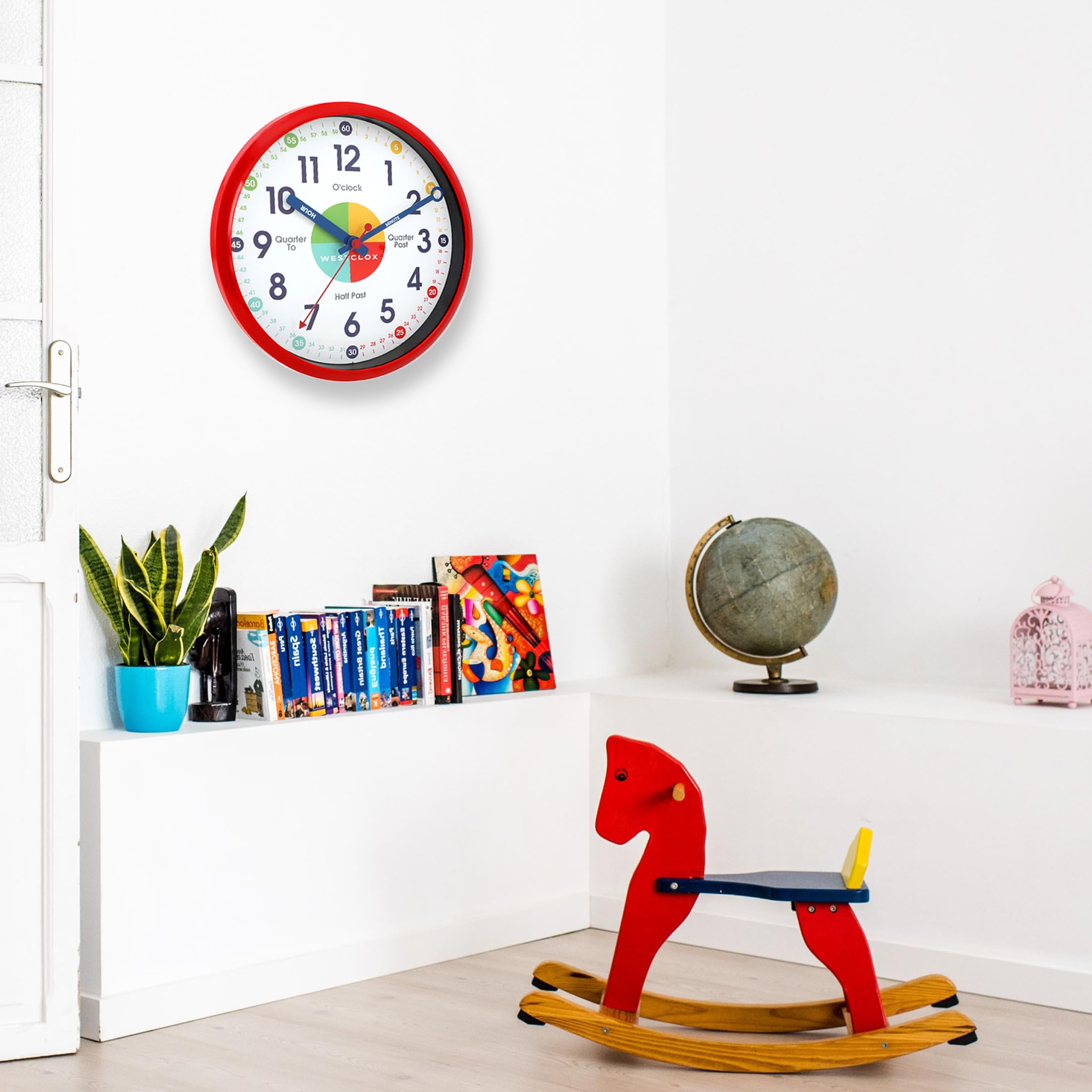 Amazon.com: Westclox 12 Inch Time Teacher Wall Clock Fun