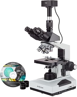AmScope T490B-5MT 40X-2000X Laboratory Clinic Veterinary Trinocular Microscope + 5MP Digital Camera