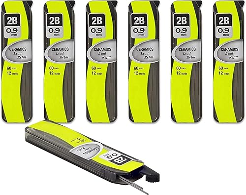 Portaminas mecánicos automáticos de cerámica de 0.035 in para dibujos, manualidades, dibujos, bocetos, proyectos de arte, suministros escolares y