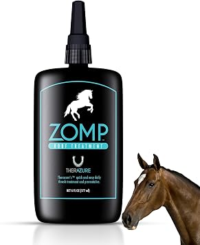 Zomp Liquid Hoof Thrush and White Line Treatment for Horses Effective for Thrush Relief and Prevention on All Hooved Animals