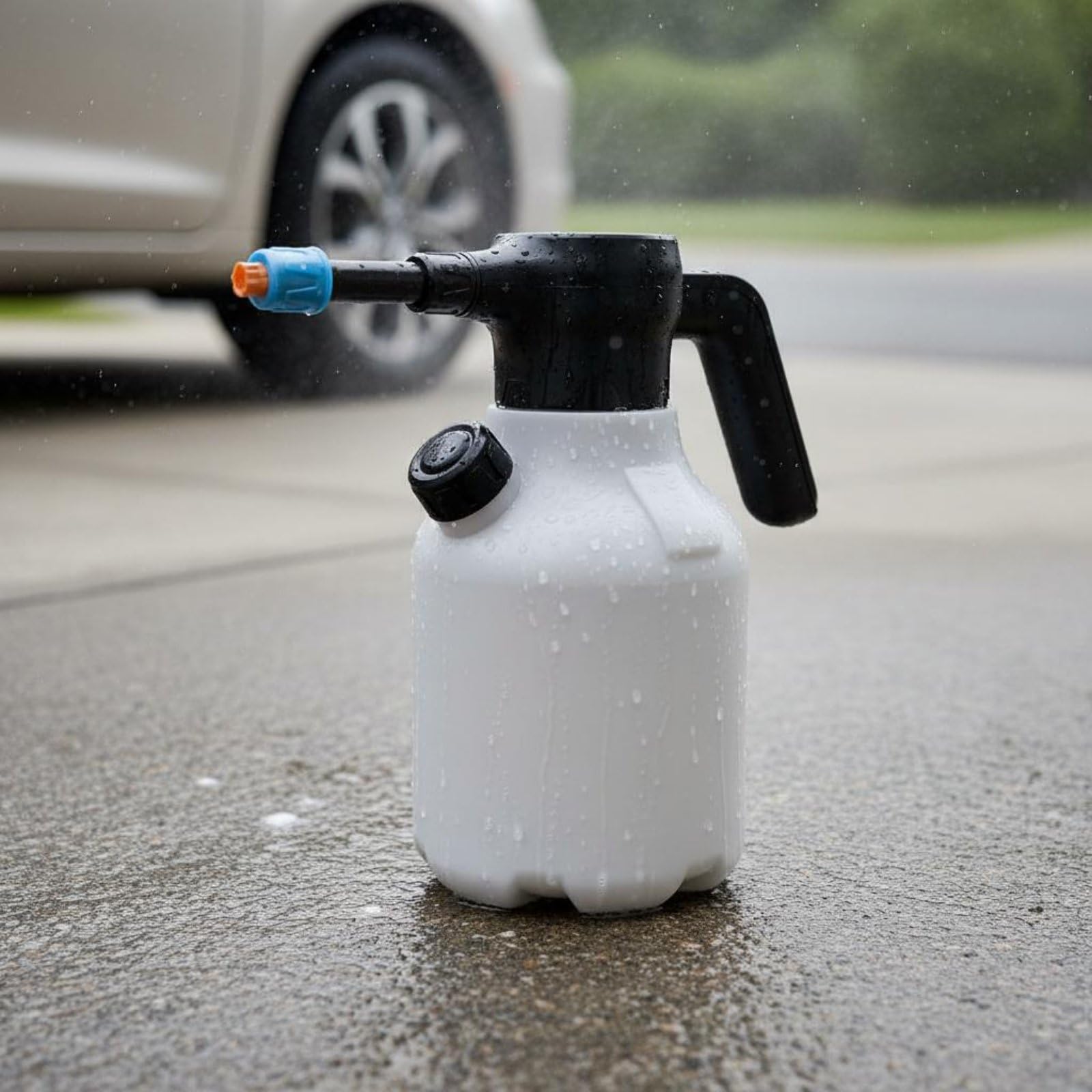 Colcolo Pulverizador Eléctrico de Lavado de Autos Pulverizador Espuma Rociador Botella con de y Salida Estable Recarga sin Abrir Adecuado para Coche Riego Suelo de Patio Limpieza General