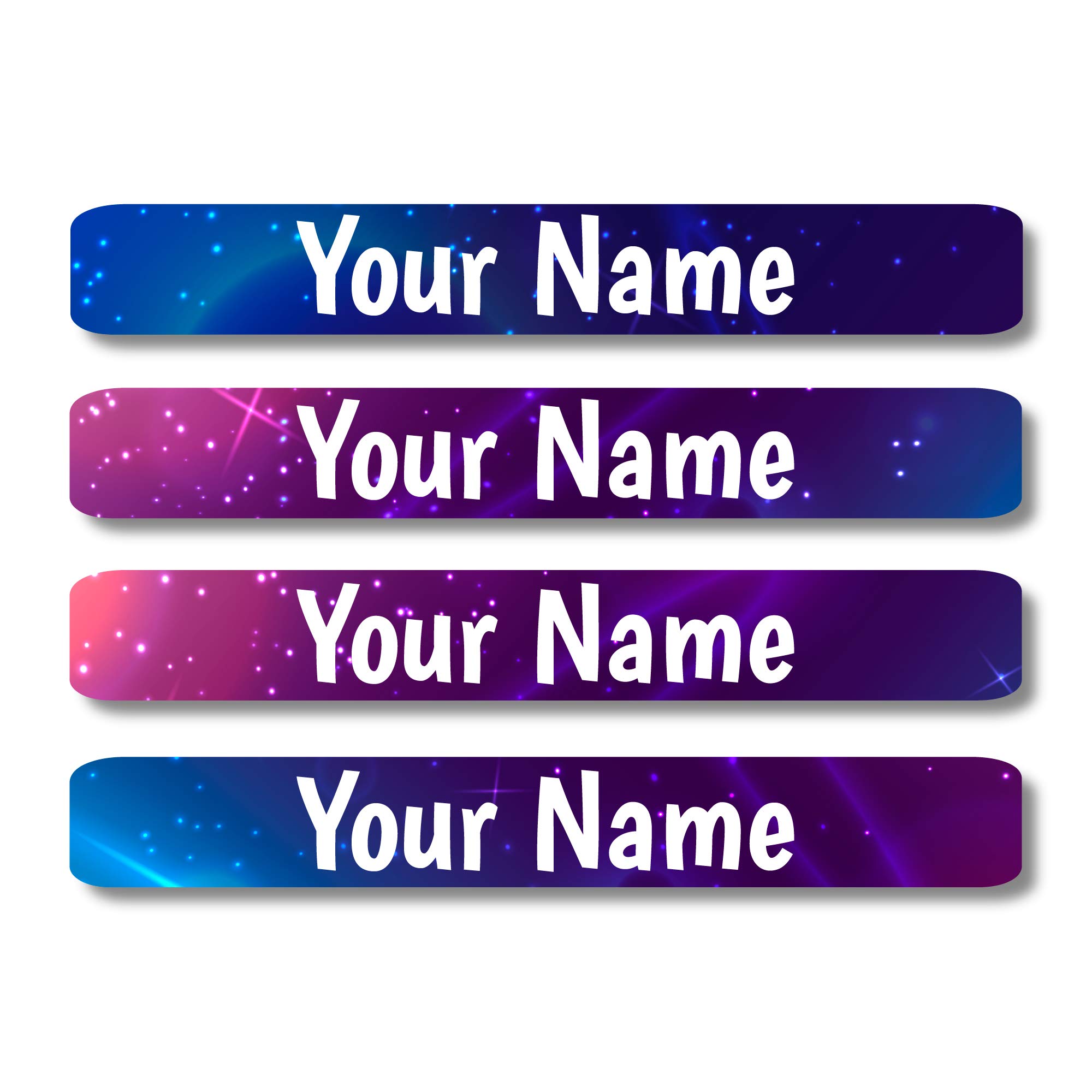 Lovable Labels Personalized Labels for Kids (120 Labels) - Waterproof Dishwasher Safe Peel and Stick Labels are Great for School Supplies Daycare Camp