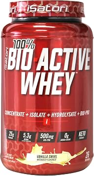 iSatori 100% Bio-Active Whey Protein Vanilla Flavor - 26 Servings