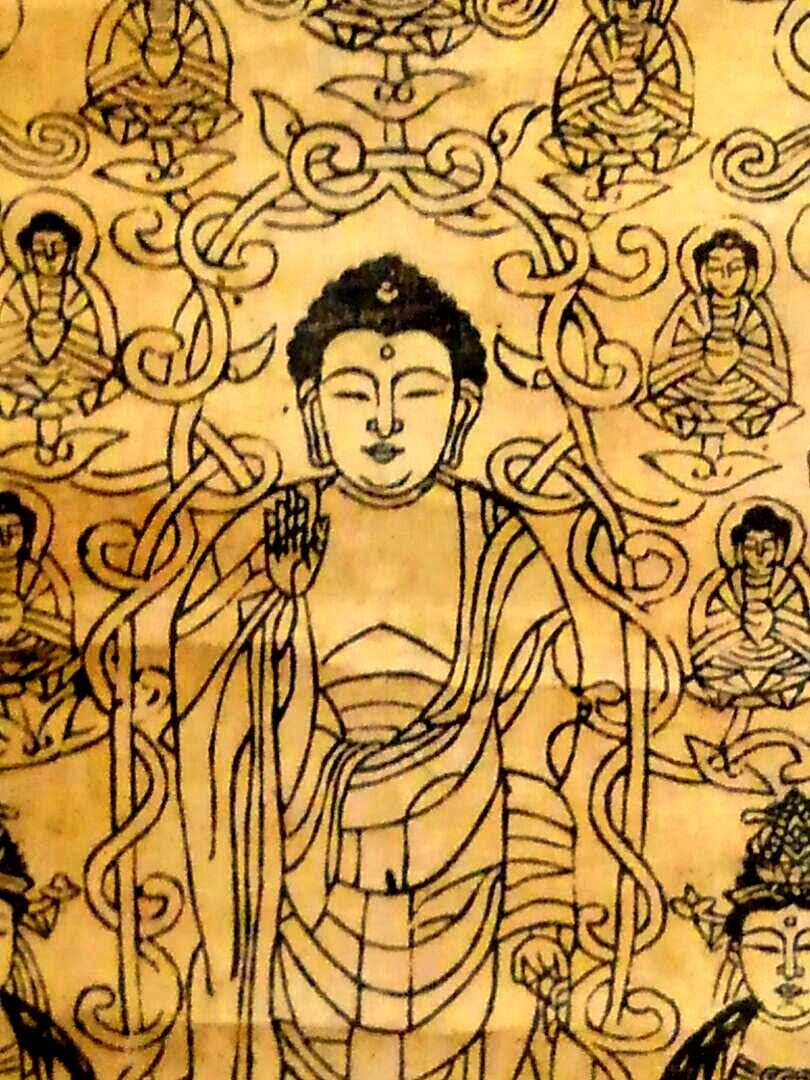 Amazon.co.jp: ◎◎蔵くら◎ 古い 釈迦 木版 掛け軸 お釈迦様