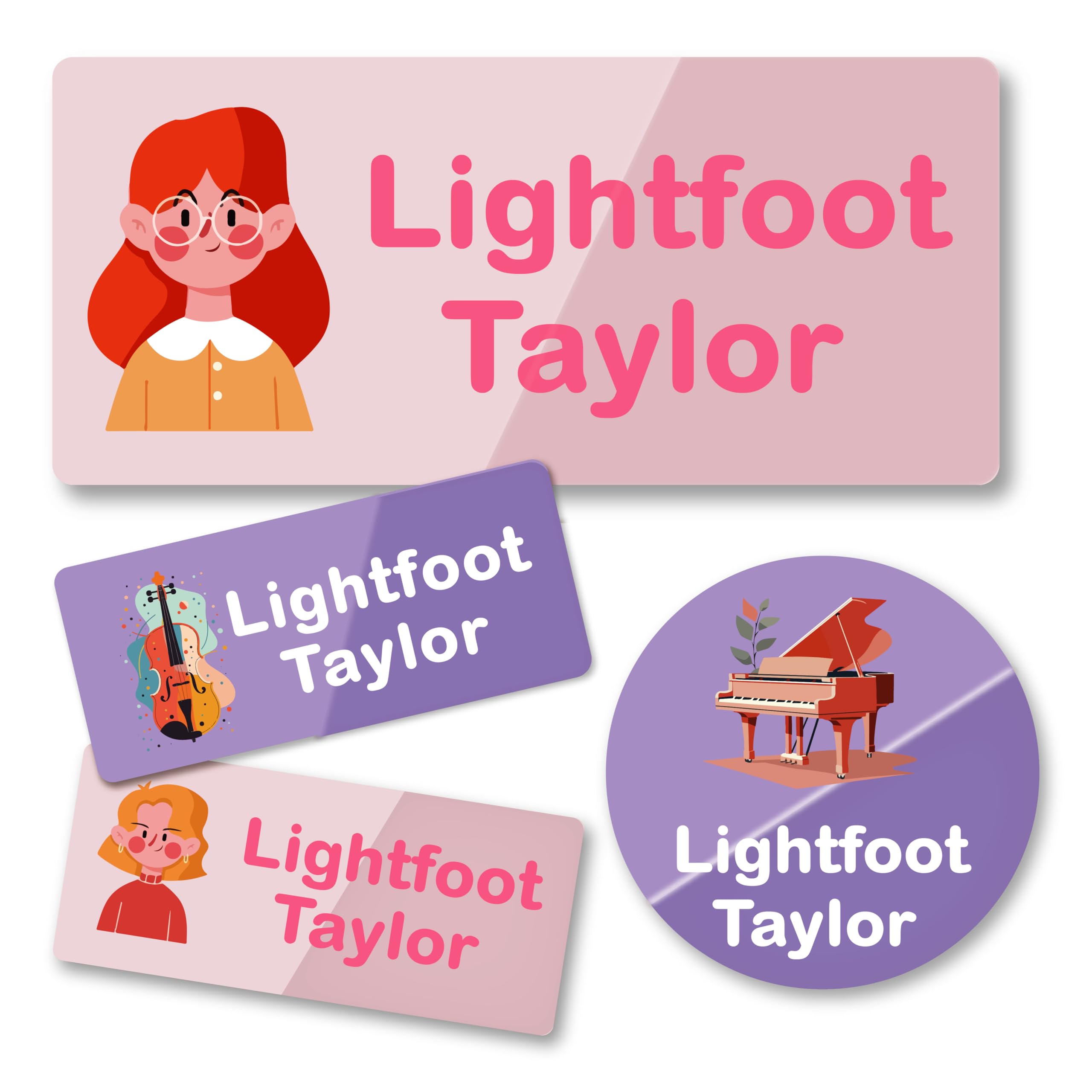 Custom Stickers, Personalised Stickers Labels, Name Labels for Clothes Kids, Waterproof Name Tags for Clothes School Supplies Nursing Home, Daycare Clothing Name Customised Gift (Style 10)