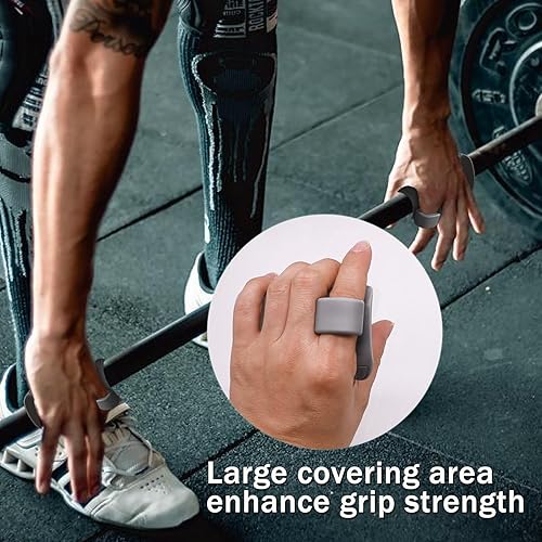 Miniatura 5 de Rypt Grip - Agarre de mano para gimnasio y levantamiento de pesas para hombres y mujeres, agarre de entrenamiento antideslizante, guantes