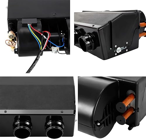 Miniatura 4 de Guaopom Unidad de ensamblaje de evaporador de aire acondicionado, kit de calentador de evaporador de aire acondicionado universal debajo del