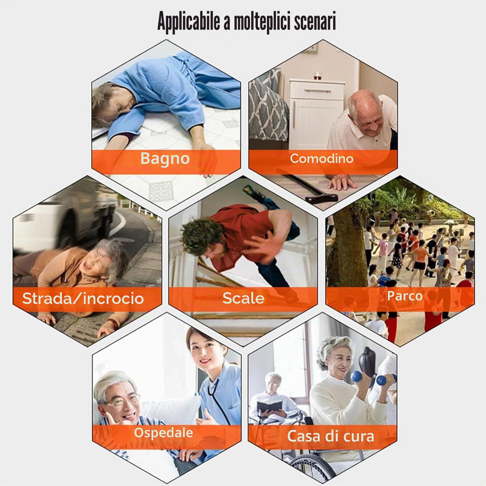 Giubbotto Anticaduta Leggero Con Airbag, Giacca Intelligente Con Airbag Indossabile Dotata Di App, Dispositivo Di Protezione Anticaduta Riutilizzabile Per Anziani,Black(Mr)-L