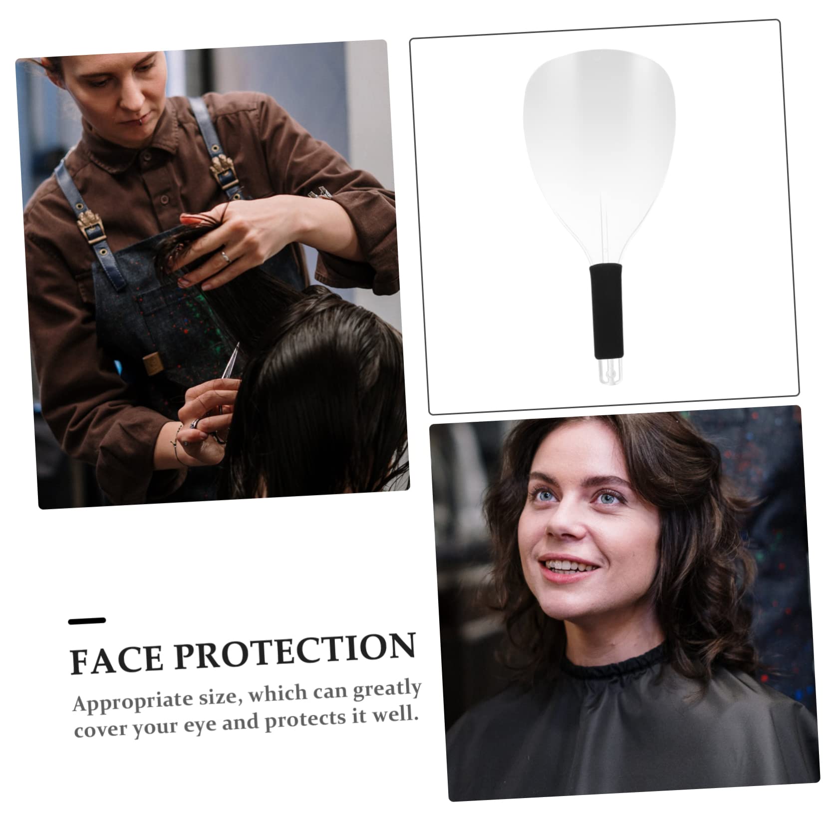 Beaupretty 8piezas Máscaras Faciales Para Peluquería Escudo De Spray Para Cabello Herramienta De Protección Para Corte De Pelo y Casa o Salón