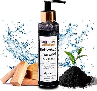 NUTRIGLOW Jabón facial de carbón activado con...