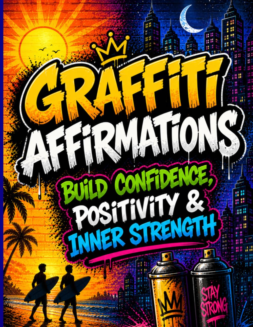 Graffiti Affirmations: Build Confidence, Positivity & Inner Strength Through Bold Graffiti Coloring Designs That Rewire Your Mindset & Strengthen Personal Power
