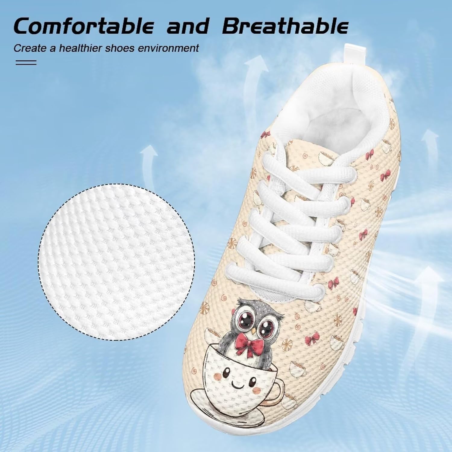 Boys Girls Sneakers Athletic Running Tennis Sport Shoes Non-Slip Lace-Up Lightweight Shoes Athletic Sport Breathable Sneakers for Litter Kids US 11-5