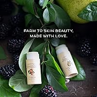 Vista 6 de Farmstead Apothecary Bálsamo labial 100% natural con cera de abejas orgánica, manteca de karité orgánica y aceite de coco orgánico, albaricoque, 0.2