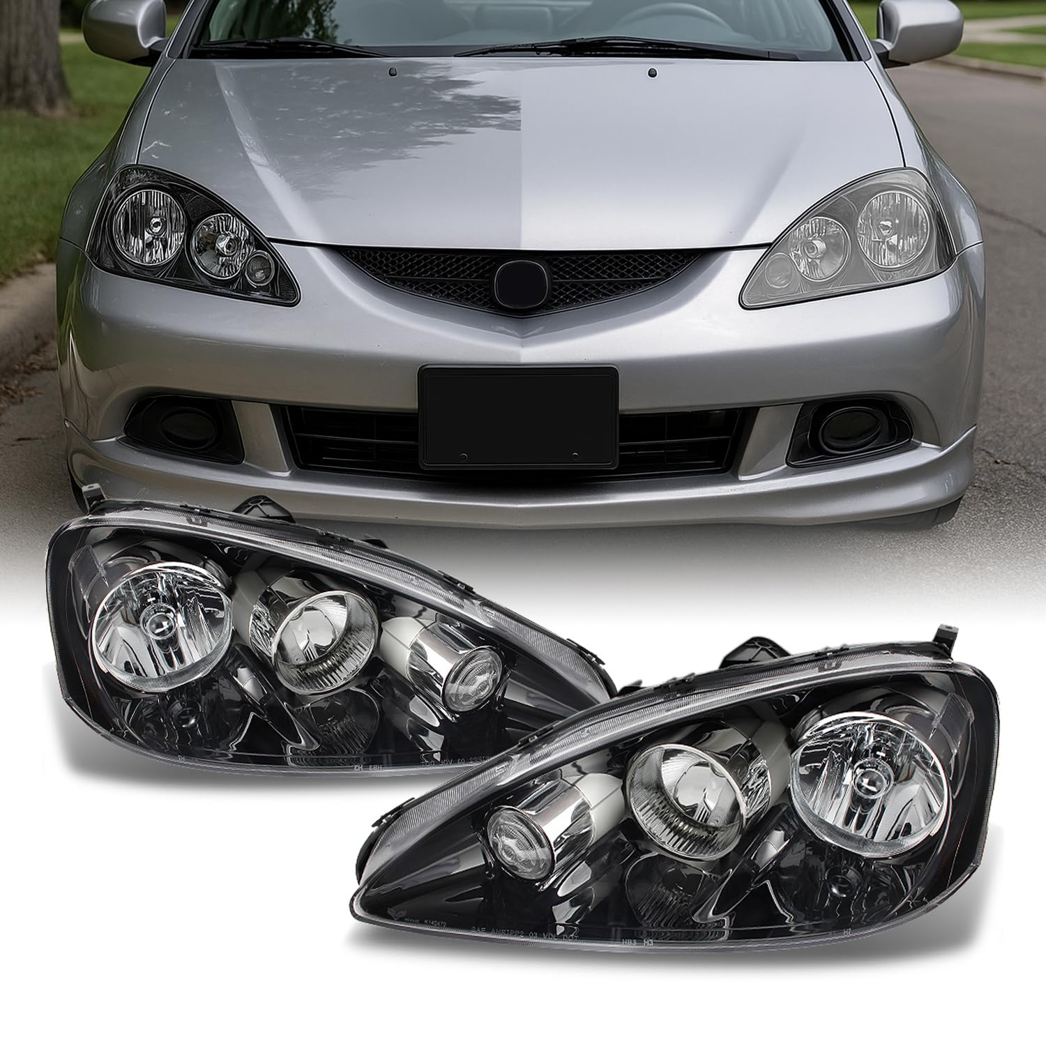 Amazon.com: AKKON - For Acura RSX Integra DC5 Clear Chrome