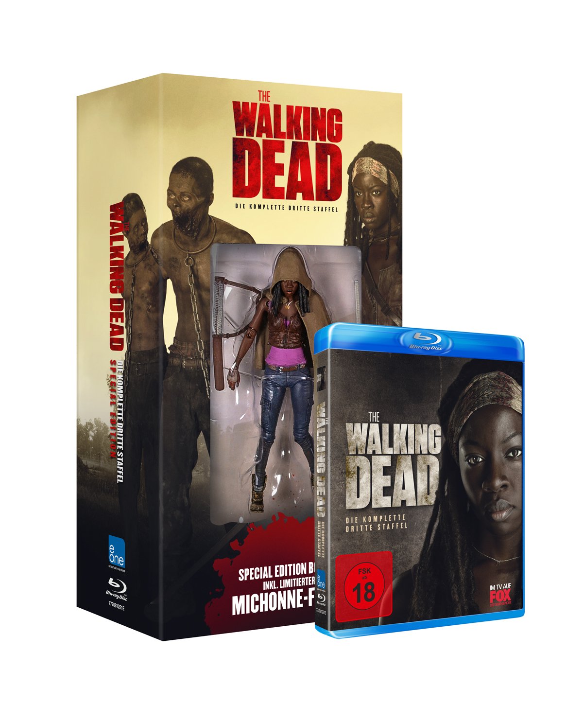The Walking Dead - Die komplette dritte Staffel (inkl. Michonne Figur) [Blu-ray] -exklusiv bei Amazon