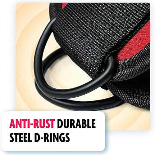 Miniatura 2 de DMoose Ankle Strap for Cable Machine - One Size Fit with Premium Padding, Glute Kickback Ankle Strap, Ankle Cable Straps for Workout, Booty Workout,