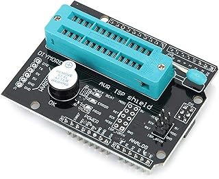 LANTRO JS Programmer Expansion Board, AVR ISP Shield Burning Burn Bootloader Programmer for Arduino UNO R3