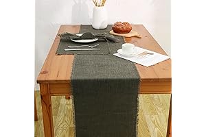 100% Pure Ramie Farmhouse Table Runner