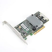 GOWENIC LSI 9267 8iContreller Card, PCIe 6GBps, 512MB Cache, with 8 InternalSAS Ports and 2 Mini SAS SFF 8087x4 Connector for High Specification Craft
