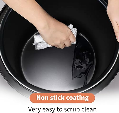 Miniatura 5 de Calentador de arroz comercial de 15l3.96 galones 80 taza 110 V calentador eléctrico de alimentos con función cálida solamente, calentador de