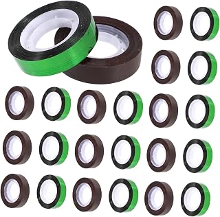 GHMYU Artificial Plants Cinta de floristería de arreglos Florales 20pcs Cinta de jardín Autoadhesivo marrón para Ramos de decoración de Plantas Flowers