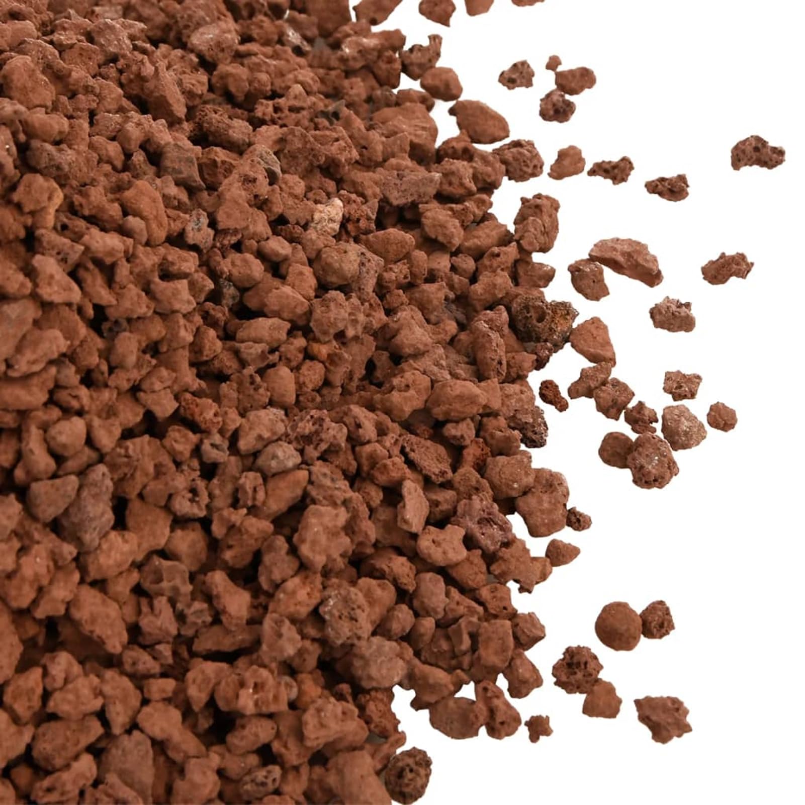 Homgoday Aquarium-Vulkanstein 5-8mm, Rot, 10kg - Natürlicher Boden, Biologischer Filter Model3217172