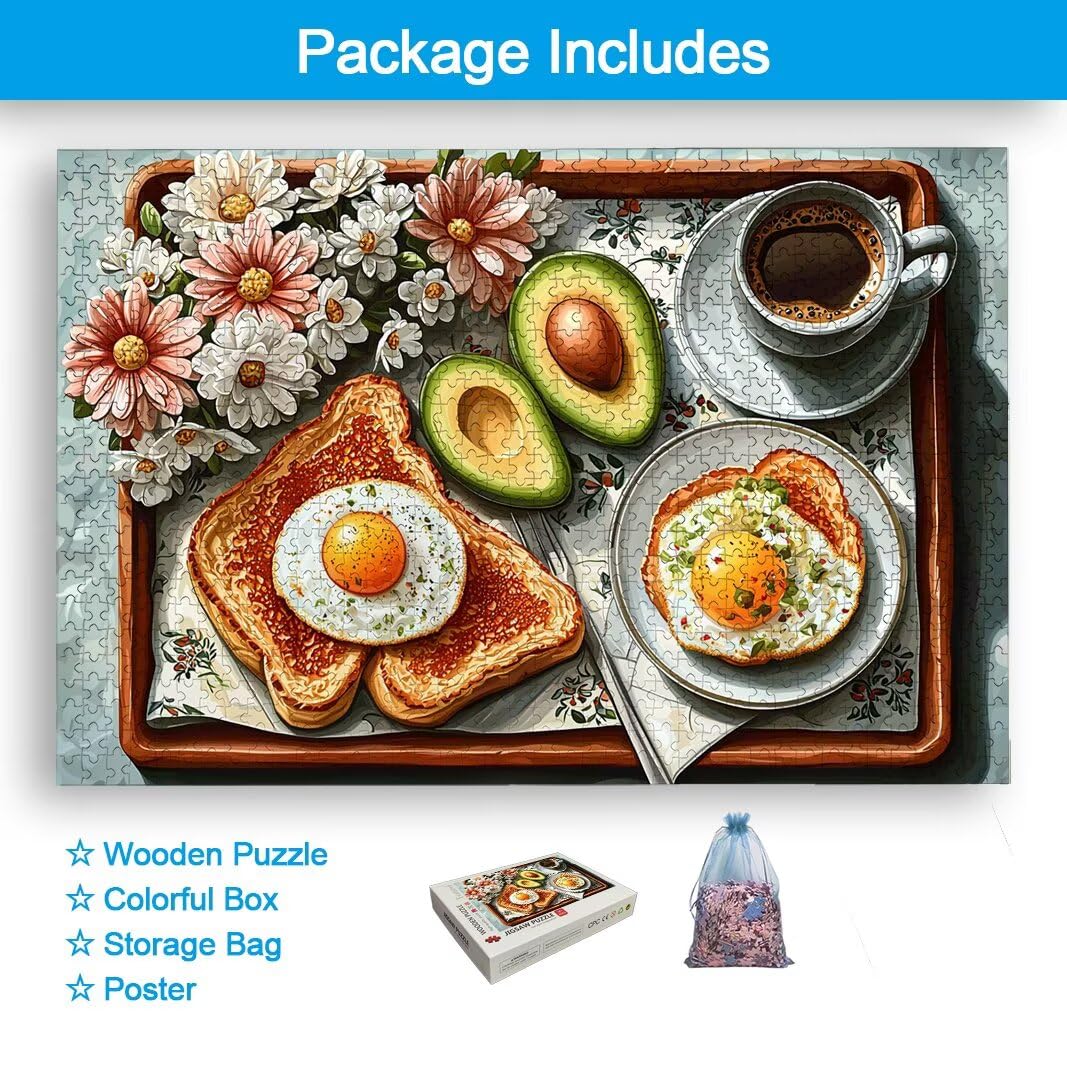 Puzzle Nourriture, Puzzle 1000 Pièces Adultes, Puzzles pour Décor -2147