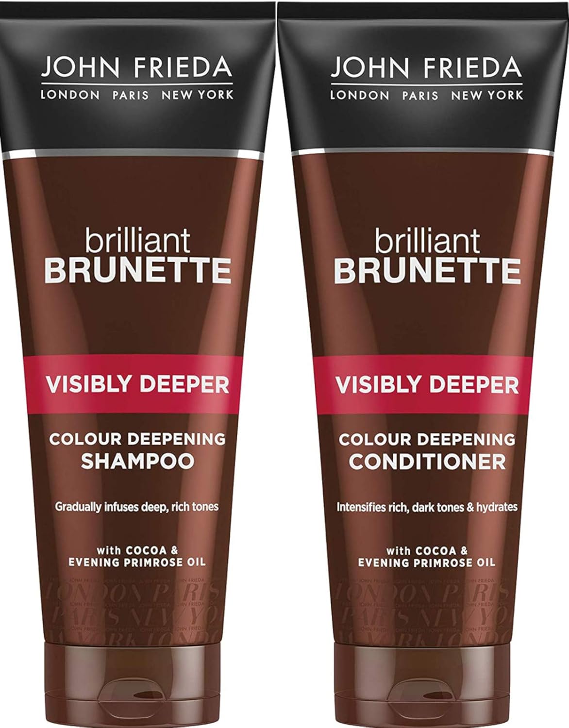 BRILLIANT Visibly Deeper SHAMPOO + CONDITIONER 250ml each JOHN
